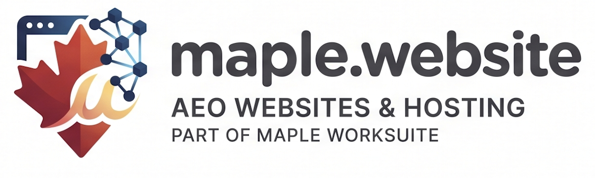 maple.website &mdash; AEO websites & hosting
